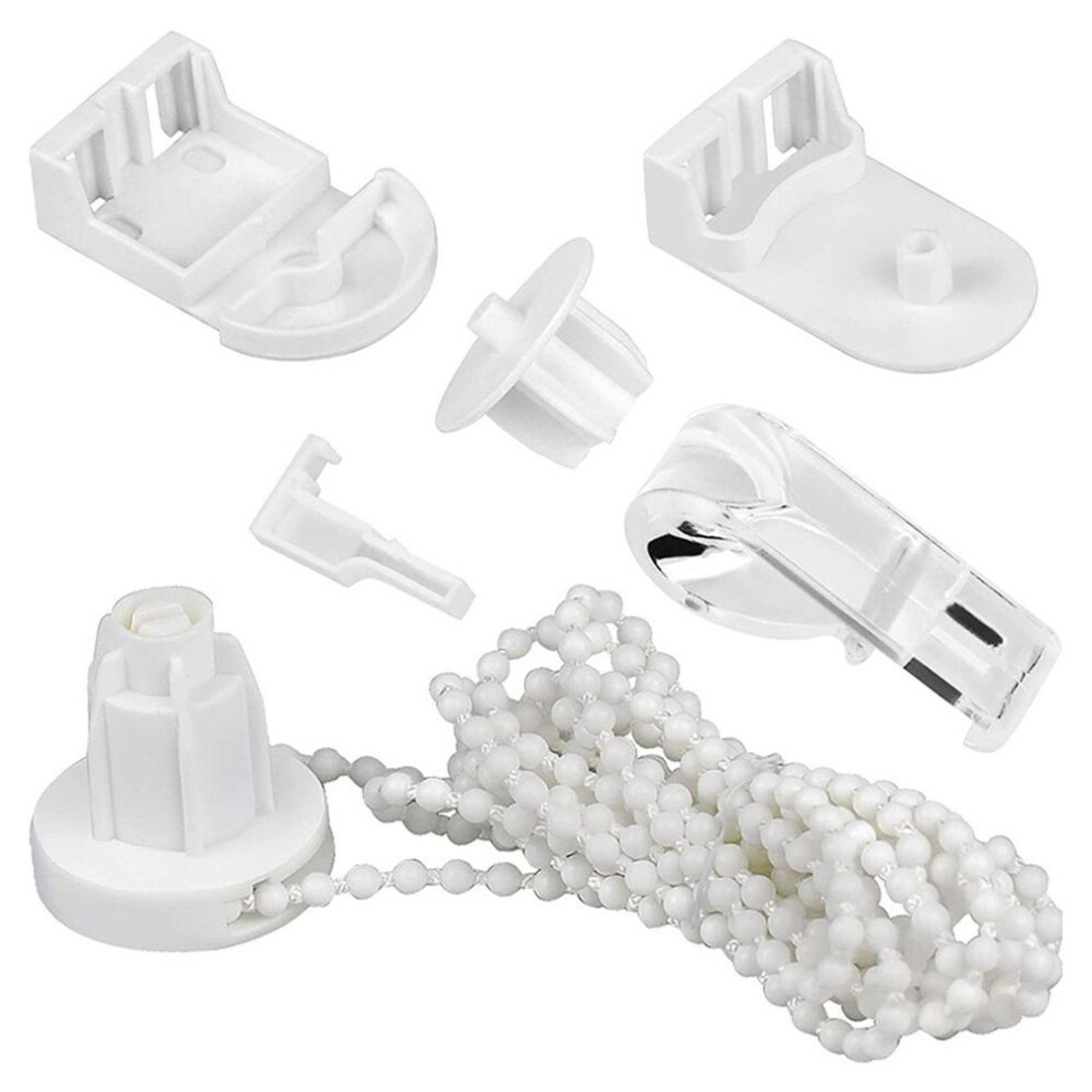25mm Roller Blind Fittings Bead Chain Kit Fitting Brackets Set Supplies For School Office Window Curtain Supplies