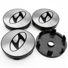 (60mm hopea)4kpl Autotarvikkeet Auton pyörän napa Keskikorkki Tarrat Tunnustarrat Hyundai Accent Tucson I30 Ix35
