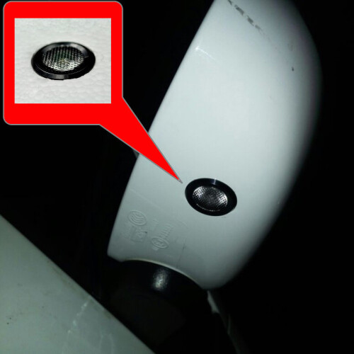 (2x lampade - Adatte per auto universali - Blu) Luce diurna a LED per specchietto retrovisore laterale per auto, 2