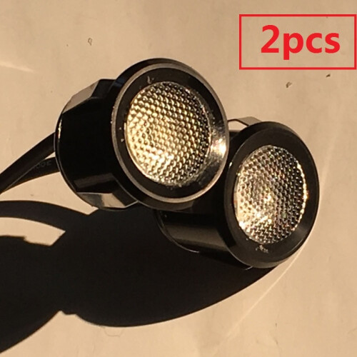 (2x lampade - Adatte per auto universali - Blu) Luce diurna a LED per specchietto retrovisore laterale per auto,