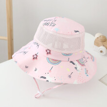 (Arcobaleno rosa-50-52cm)Cappello parasole per bambini, cappelli estivi da sole, cappelli per bambini, cappello