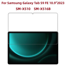 (Tab S9 FE 10.9) Screen protector for Samsung Galaxy Tab S9 FE 10.9 inch tablet with fingerprint protection