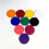 White - 100pcs/set 25mm Colored Plastic Chips Prize Coins No Face Value Chip Coin 4