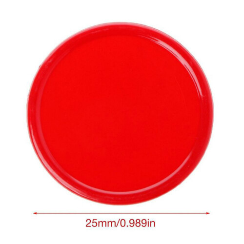 White - 100pcs/set 25mm Colored Plastic Chips Prize Coins No Face Value Chip Coin 2