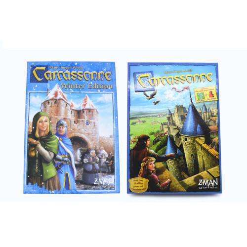 Juego de cartas versión invierno Carcassonne Juego de mesa Versión inglesa Invierno 2