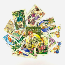 Oráculo de flores: nuevas cartas de tarot de alta calidad con oráculo de arcángeles y animales, baraja de adivinación.