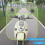 (Blue Pocket) Parabrezza trasparente antivento per moto per auto elettriche con supporto completo e 4