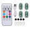 (4pcs) Wireless Led Strobe Light With Remote Control Multiple Lighting Modes Waterproof Rechargeable Battery Powered Emergency Flashing 1