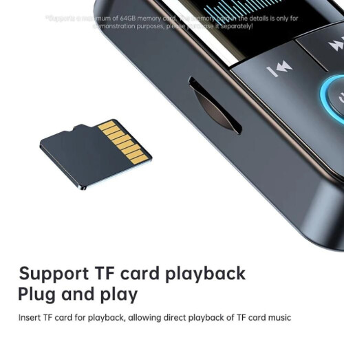 Bluetooth 5.4 Audioadapter 3,5 mm Aux Audio Receiver Transmitter Drahtloser Bluetooth-Adapter für Lautsprecher 1