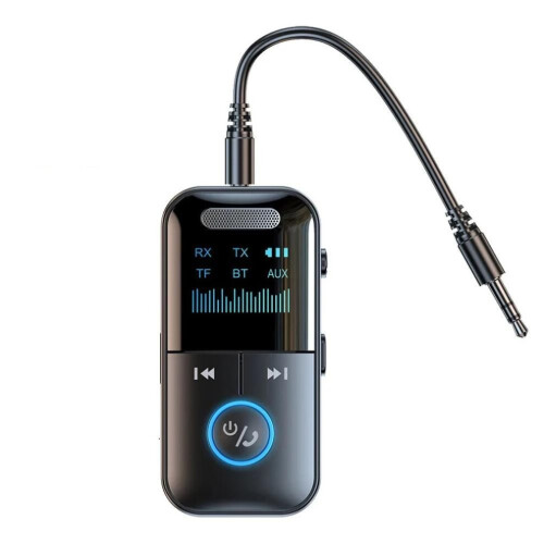 Bluetooth 5.4 Audioadapter 3,5 mm Aux Audio Receiver Transmitter Drahtloser Bluetooth-Adapter für Lautsprecher