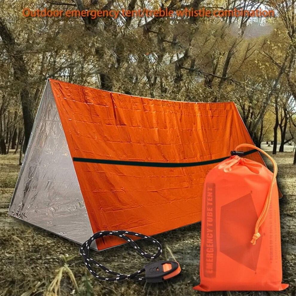 Emergency Sleeping Tent, Waterproof Outdoor Lightweight Survival Tent With Cover