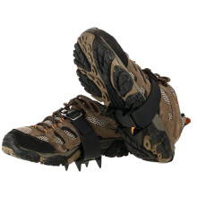 4-tands stijgijzers Buiten bergbeklimmen Wandelen IJs skiën Sneeuwschoenen Spikes Winter Antislip IJs