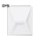 (Blanco) Cubierta protectora de antena con estructura de panal, impermeable, resistente a impactos, 1