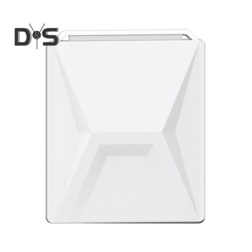 (Blanco) Cubierta protectora de antena con estructura de panal, impermeable, resistente a impactos,