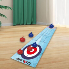 (palla da curling) Attrezzatura Gioco all'aperto Divertimento educativo Curling da tavolo Mini shuffleboard