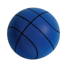 (Azul, 21 cm) Balón de baloncesto silencioso de fácil agarre, pelota de entrenamiento de bajo ruido,