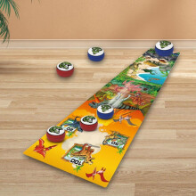 (Dinosauro) Attrezzatura Gioco all'aperto Divertimento educativo Curling da tavolo Mini shuffleboard