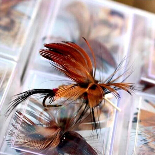 48 stücke Dry Fly Fishing Köder Haken Forelle Lachs Fisch Köder Köder Fly Fishing Tackle 2