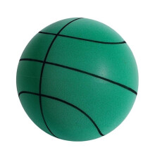 (Verde, 21 cm) Balón de baloncesto silencioso de fácil agarre, pelota de entrenamiento de bajo ruido,