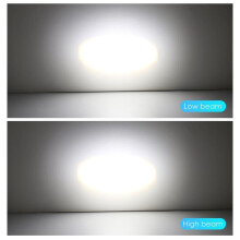(Weiß, H4) 1pc 20000lm H4 Led Motorrad H6 Ba20d Led Moto Scheinwerfer Birne 60smd 3030 & csp Projektor