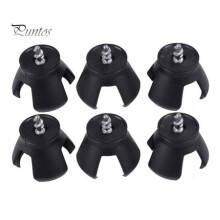 (6 Stück) 1/6 Stück Golfball-Retriever, 3-zackiger Golfball-Aufnehmgreifer für das Ende des Putters,