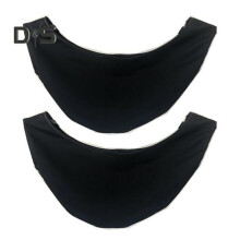2 pezzi Borsa per altalena da bowling, lavabile, lucidatrice per palle da bowling, asciugamano nero