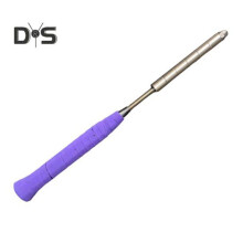 (purple) Badminton Racket Training Device Anti-slip Handle Realistic Design Stainless Steel Construction Badminton Swing Trainer