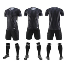 (nero, 2XS) Maglie da calcio unisex con stampe per adulti e bambini - Divise sportive a maniche corte