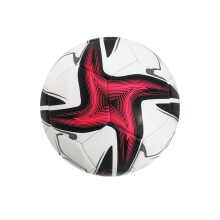 (rojo) Balón de fútbol de tamaño 5 de manejo suave para entrenamiento de partidos con cámara de goma.