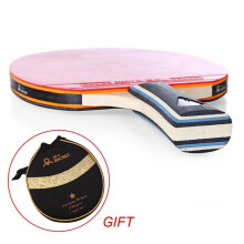Table Tennis Racket Bat Long Handle One-star Strong Spin