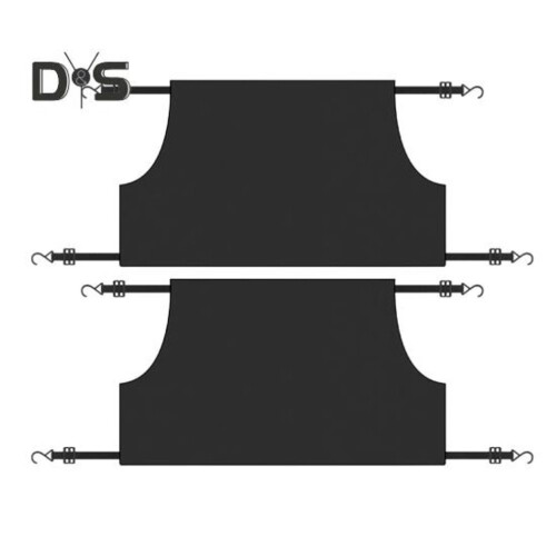 (L 2 pezzi) Copertura per parabrezza auto antigelo impermeabile antineve con design bifacciale, resistente
