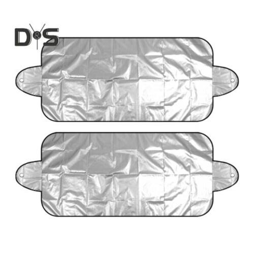 (L 2 pezzi) Copertura per parabrezza auto antigelo impermeabile antineve con design bifacciale, resistente 1