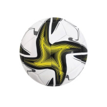 (Amarillo) Balón de fútbol de tamaño 5 de manejo suave para entrenamiento de partidos con cámara de