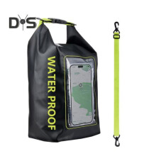 (groen, zwart, L) 2l/5l Waterdichte telefoonhoes Grote capaciteit Dry Bag Zwemheuptas Voor mobiele telefoons