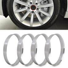 4Pcs/Set For BMW Wheel Hub Centric Rings 74.1mm to 72.6mm Center Ring Aluminum