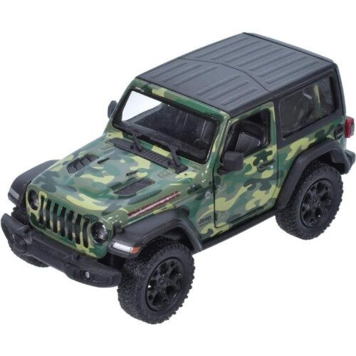 Kinsmart Pull Back Jeep Wrangler Camo 2018 - One Colour Sent at Random