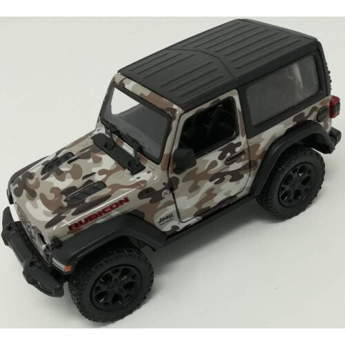 Kinsmart Pull Back Jeep Wrangler Camo 2018 - One Colour Sent at Random 2