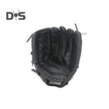 (nero) Guanto da baseball in similpelle, guanti da softball, guanto da baseball per giovani adulti,