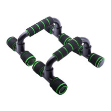 (Verde) Soportes para flexiones en forma de H Soporte antideslizante para flexiones Fitness Power Rack