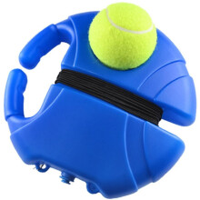 1 Set Tennis Trainer With Tennis Bounce Ball And Practice Tennis Ropes, Training Outdoor For In L0c8