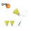 Badminton Rebound Trainer Selbsttrainingsgerät mit elastischem Seil Einfache Installation Badminton 1