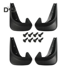 4 stuks spatlappen voor auto's met schroeven, universeel geschikt voor PVC, SUV's, campers, vrachtwagens,
