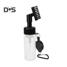 (schwarz) Golfschlägerbürste Golfreiniger mit Clip und Presse Wasserflasche Golfzubehör Reinigungsbürste