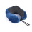(blu) Cuscino da viaggio a forma di U, cuscini cervicali in memory foam, cuscino cervicale massaggiante 1