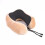 (beige) Cuscino da viaggio a forma di U, cuscini cervicali in memory foam, cuscino cervicale massaggiante 1