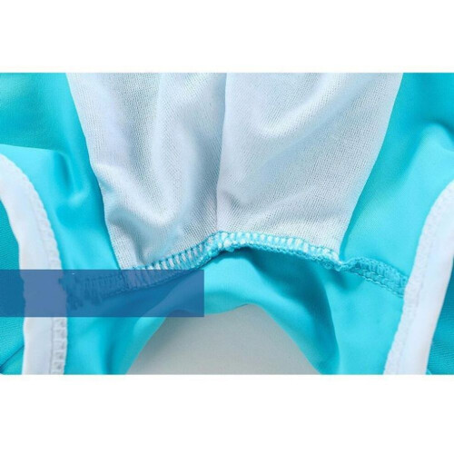 (jaune, bleu, L) Boxer de natation à double assurance 2