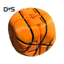 (A) Cubo de baloncesto impreso en 3D para aliviar la ansiedad y el estrés, mini juguete de baloncesto