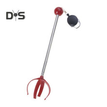 (rot) Golfball-Retriever, ausziehbarer Golfball-Greifer für Wasser, tragbares Teleskop-Golfball-Pick-Up-Zubehör