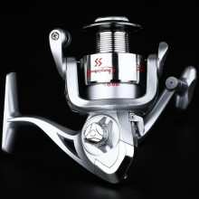 (zilver, 2000) Vismolens 6+1bb Drag Ultralicht Spinning Vismolen Karper Forel Zoetwater Zoutwater Vissen
