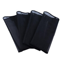 (nero) 4 pezzi Protezioni per le gambe del cavallo in rete traspirante Mantieni il tuo cavallo comodo
